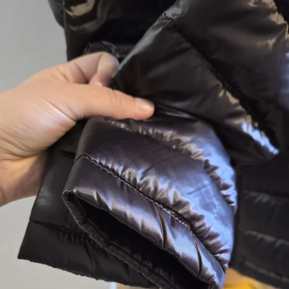 Calvin Klein Shiny Brown-bronze Slim Quilted Packable Puffer Jacket S - Picture 6 of 9